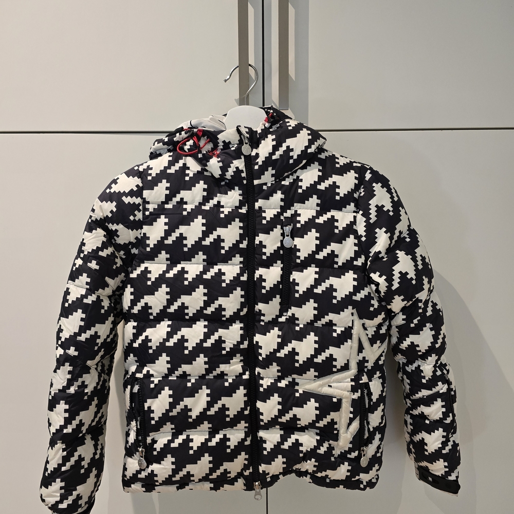Perfect Moment Black and White Kids Puffer Jacket